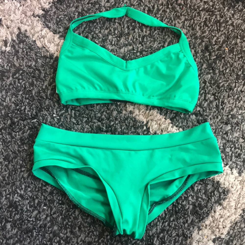 Green Medium Pole Dance Set